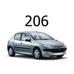 Housse siège auto Peugeot 206