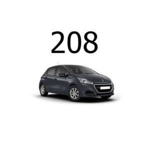 Housse siege auto Peugeot 208